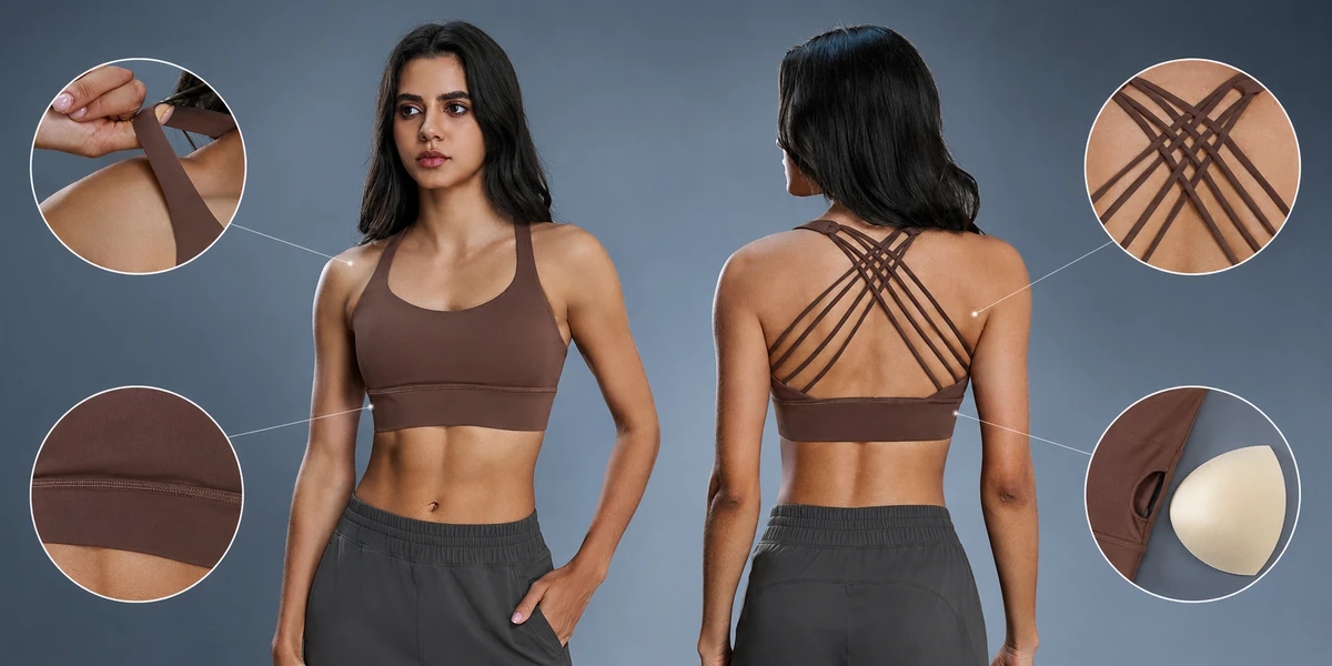 MOVEVOX textured bra seamless sports bra product direction