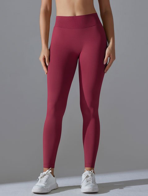 MOVEVOX high-waist leggings sample showing waistband construction