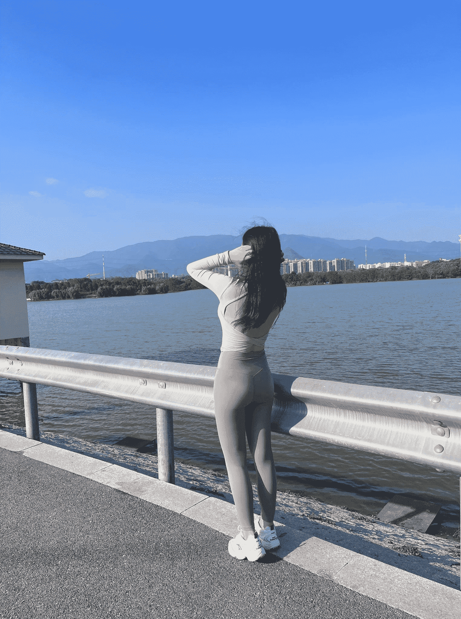 Gymwear worn during high-intensity interval training movement