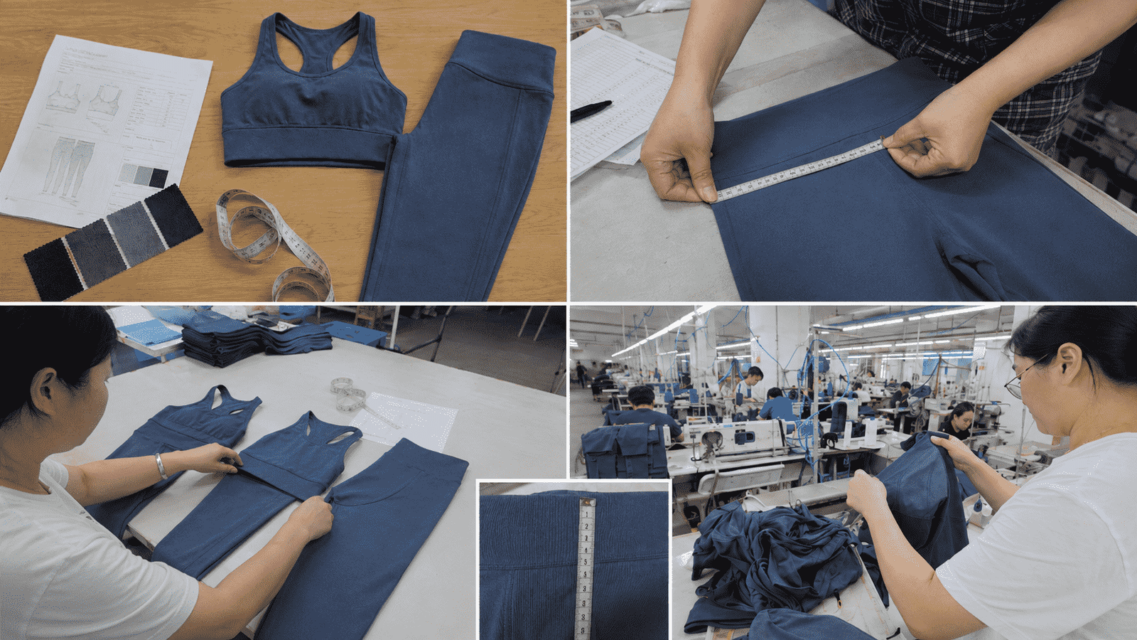 MOVEVOX finished leggings quality inspection and measurement control