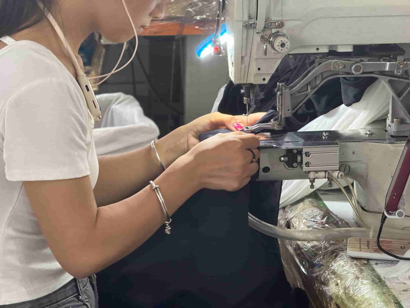 MOVEVOX cut-and-sew production line supporting activewear order capacity