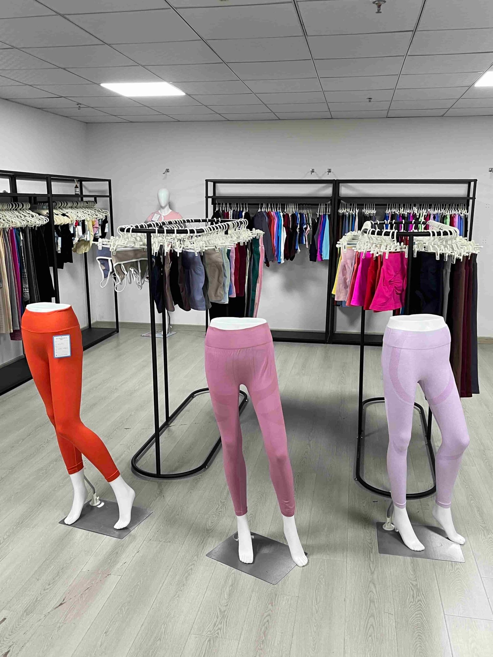 MOVEVOX activewear sample development and garment measurement work