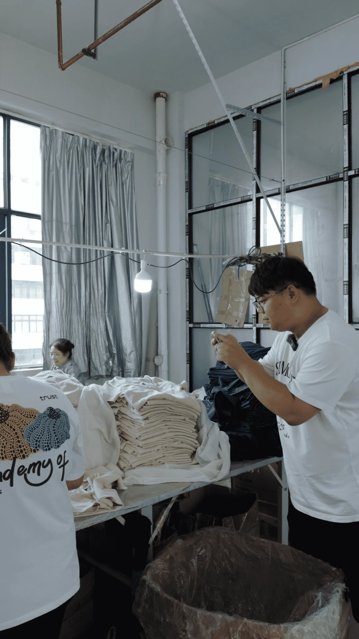 Corrective action and reinspection evidence for activewear quality control