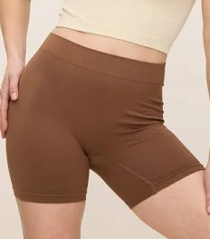 5-inch inseam classic mid-thigh yoga shorts