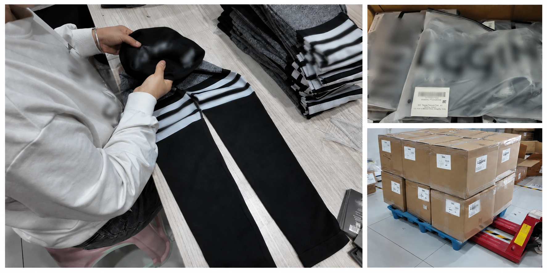 MOVEVOX bulk activewear packaging quality inspection