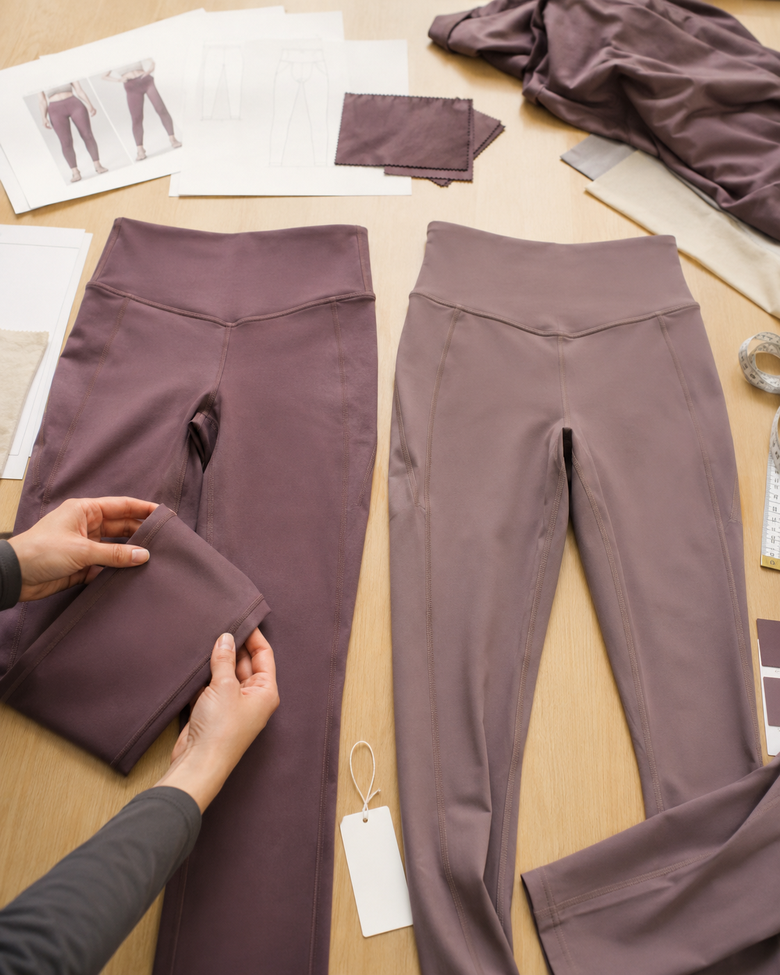 Micro close-up of Santoni seamless activewear engineered rib and mesh knitting structure