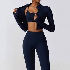 Matching private label seamless workout set featuring bra and high-waisted leggings