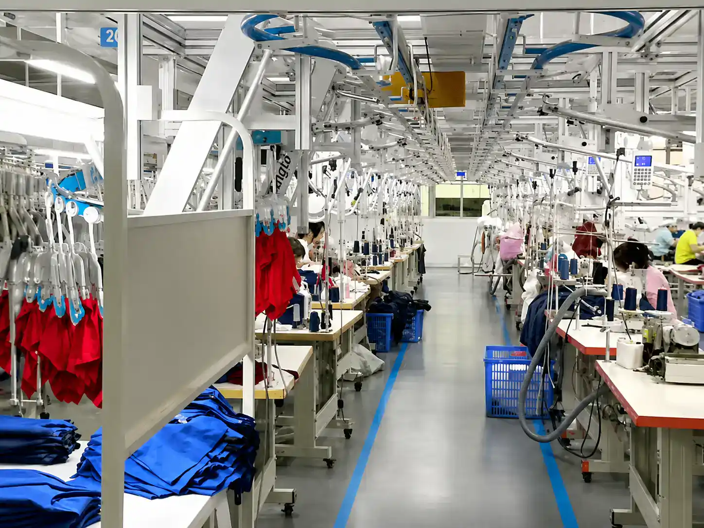 Cut-and-sew activewear construction in the MOVEVOX production environment