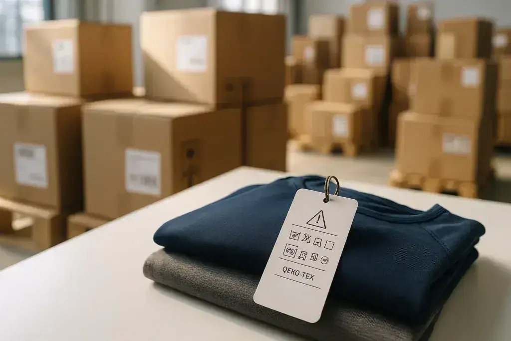 MOVEVOX activewear packing and shipment release area in Yiwu