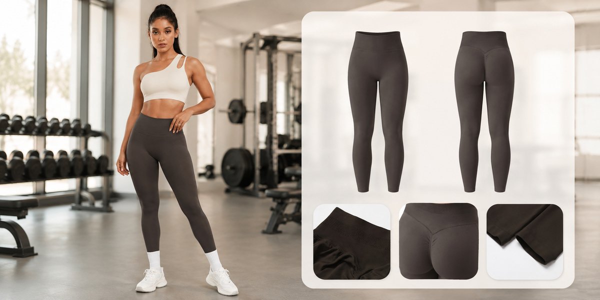 MOVEVOX seamless leggings showing engineered knitted zones