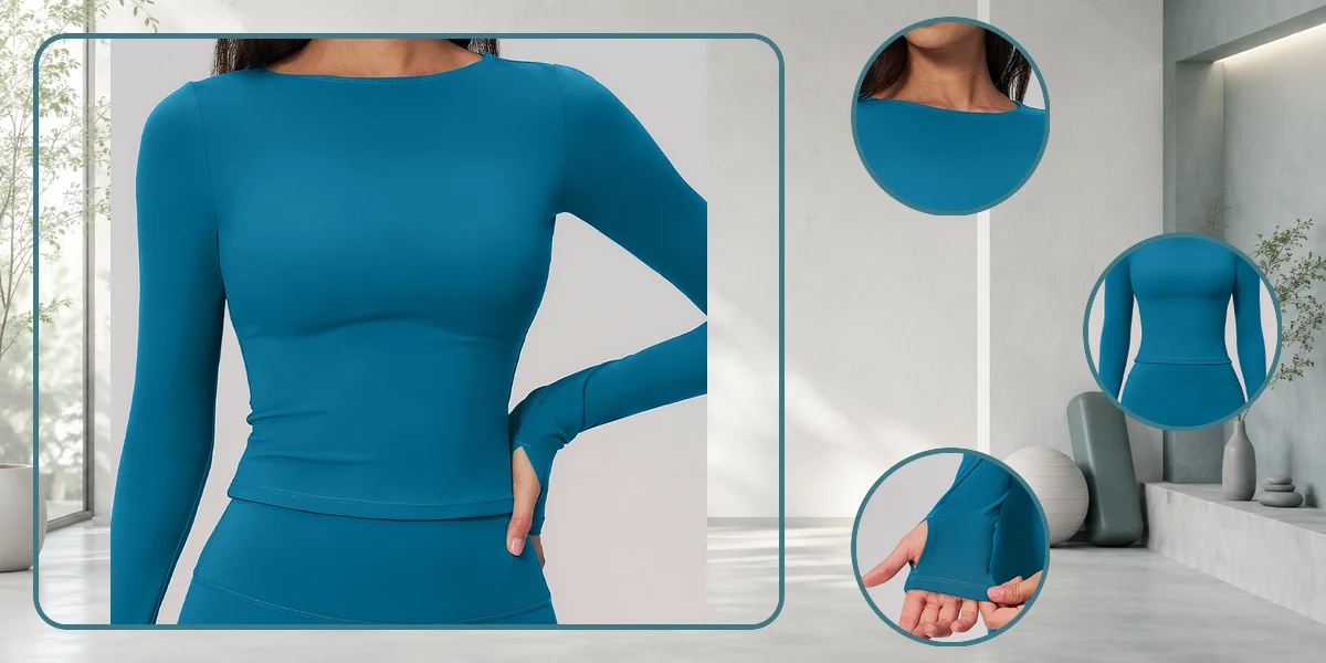 MOVEVOX fitted long sleeve tops