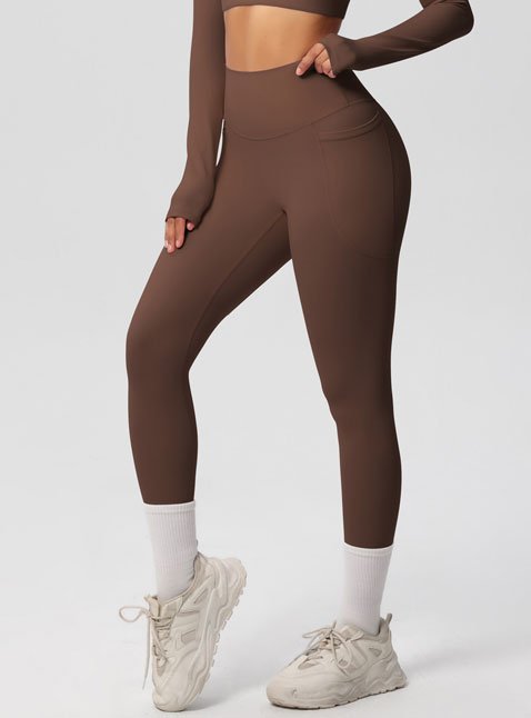 MOVEVOX activewear leggings with side pocket construction