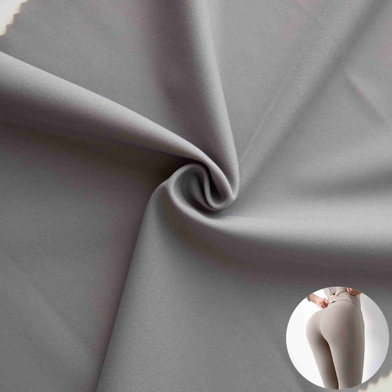 MOVEVOX seamless yarn and knitted structure sample for Santoni development