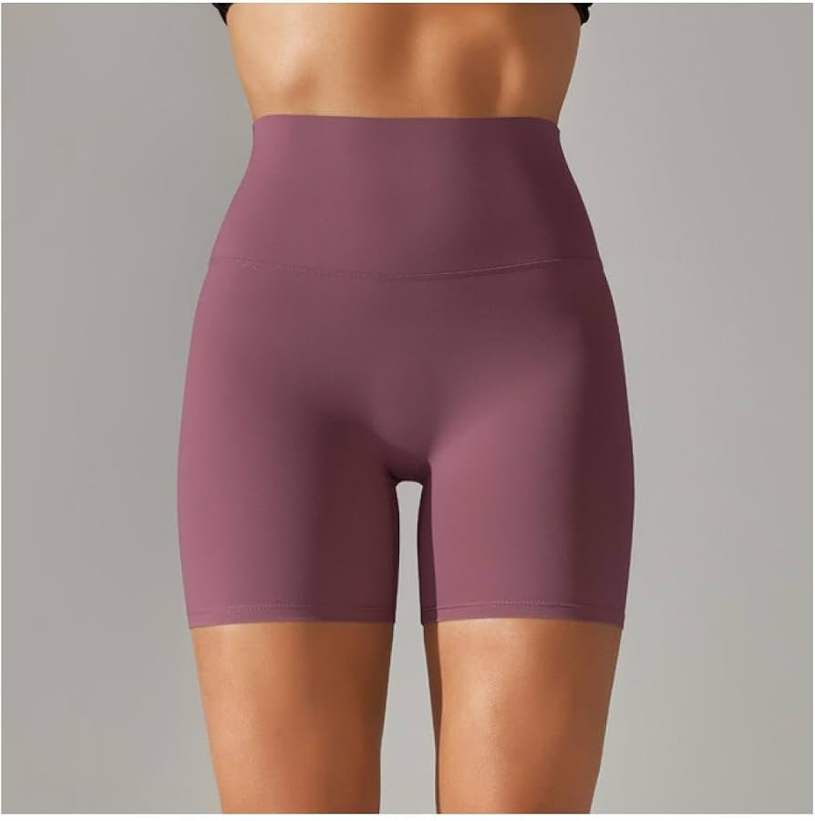 No front seam yoga shorts in butter-soft naked feel fabric