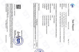 EU REACH Annex XVII Entry 51 and 52 Phthalates test report issued by TST testing laboratory