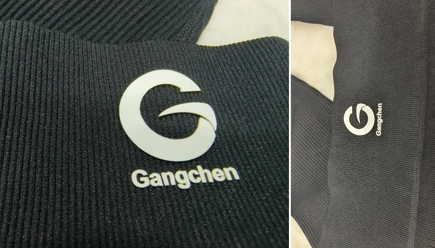 Activewear logo before durability review