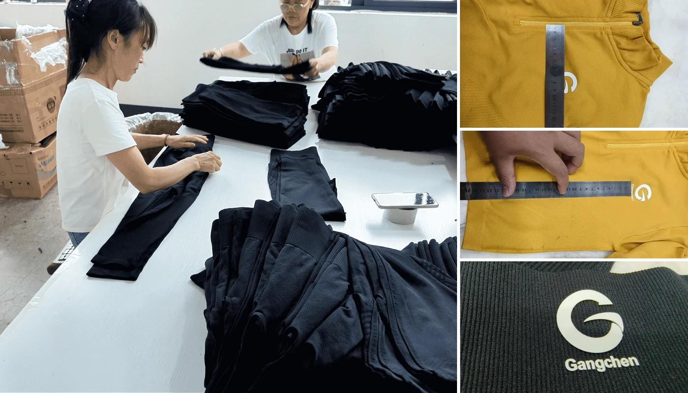 MOVEVOX bulk activewear logo inspection and placement measurement