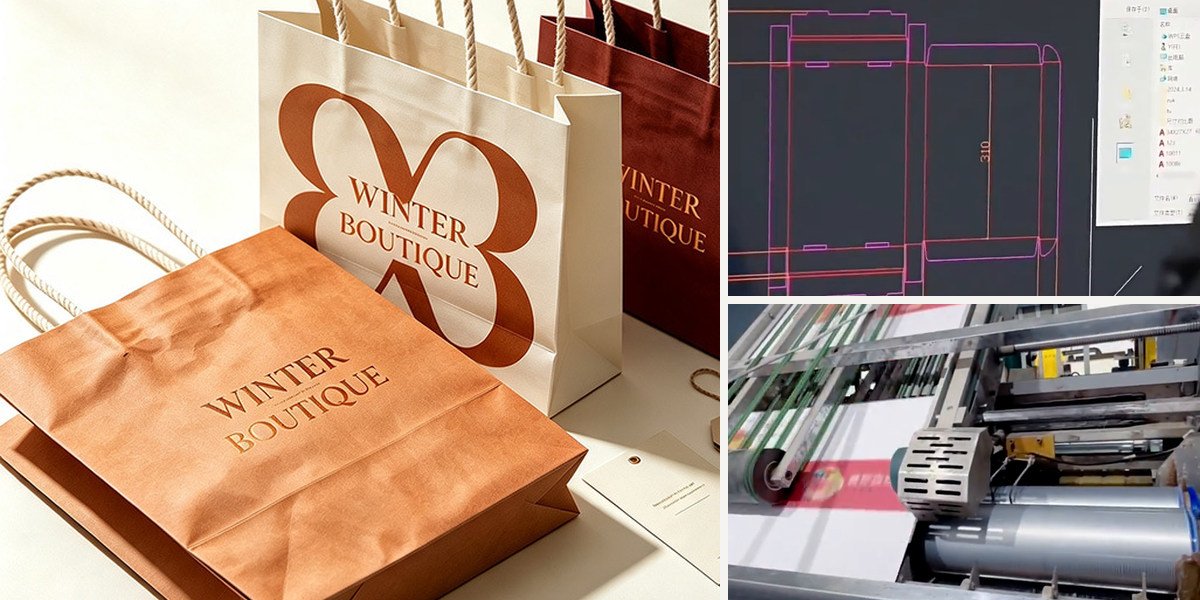 Custom printed activewear packaging bag