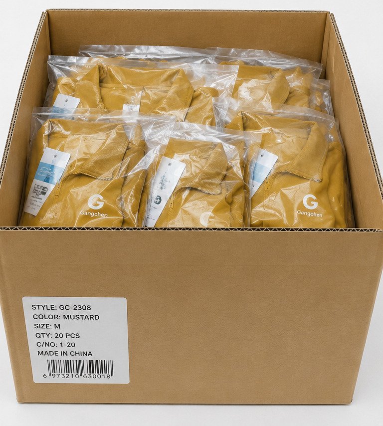 Activewear export carton assignment