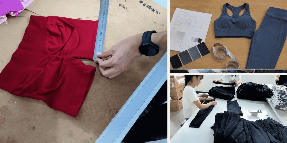 Anonymized activewear First Article inspection record