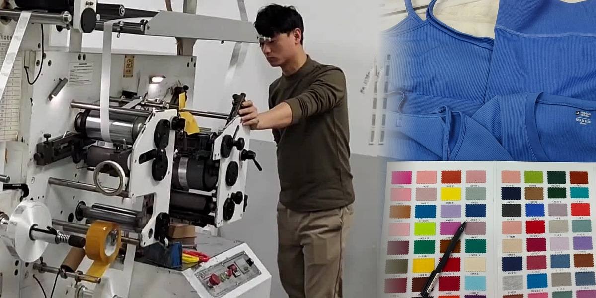 MOVEVOX sportswear manufacturing floor in Yiwu with activewear production equipment