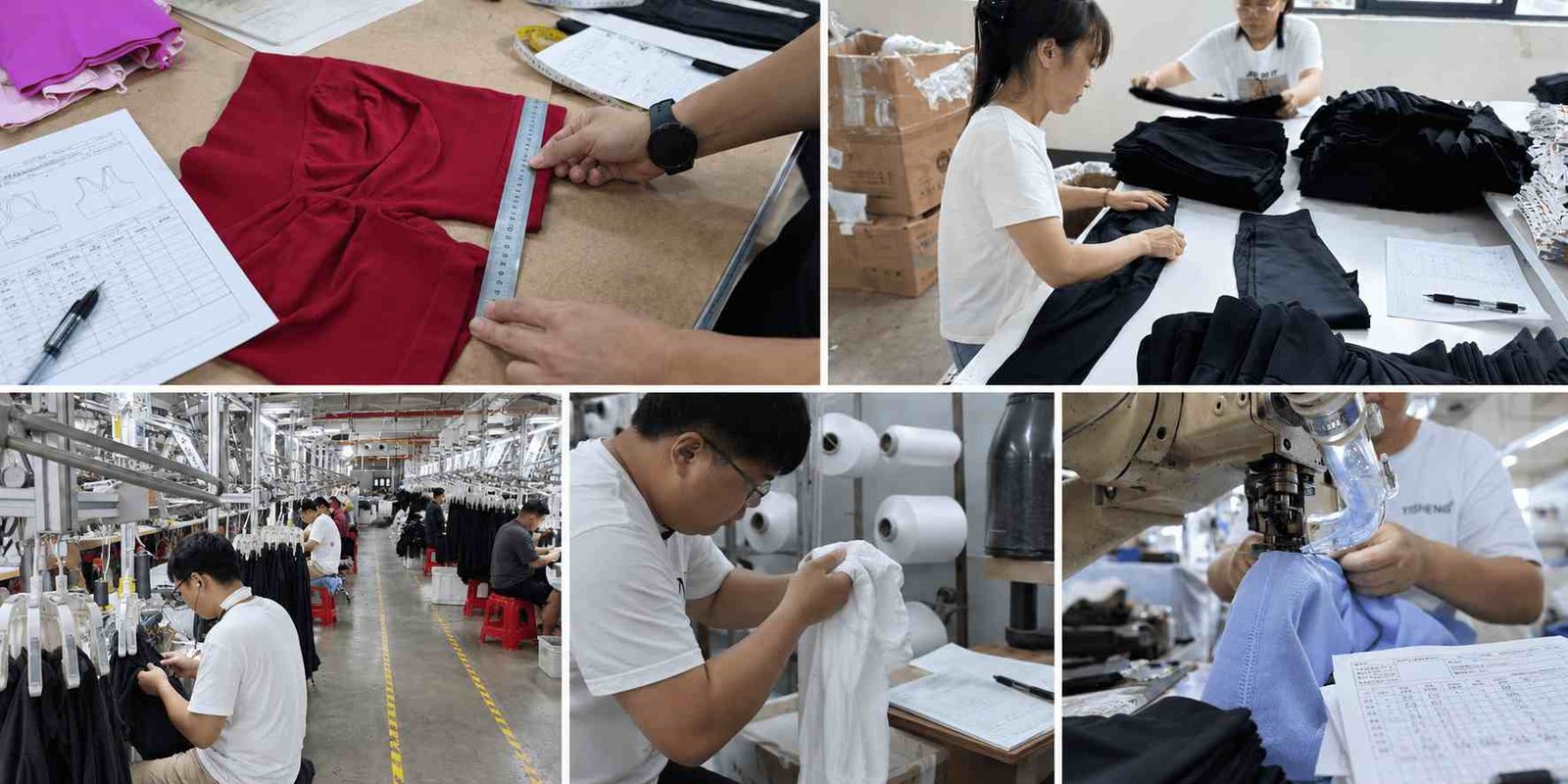 Anonymized MOVEVOX activewear quality control and production records
