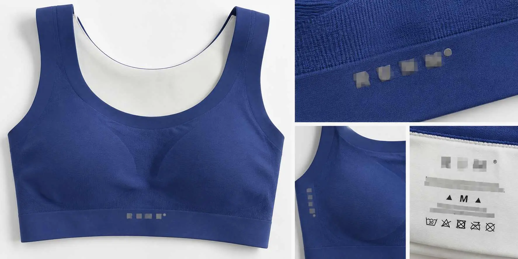 Anonymous European activewear silicone logo and private label evidence