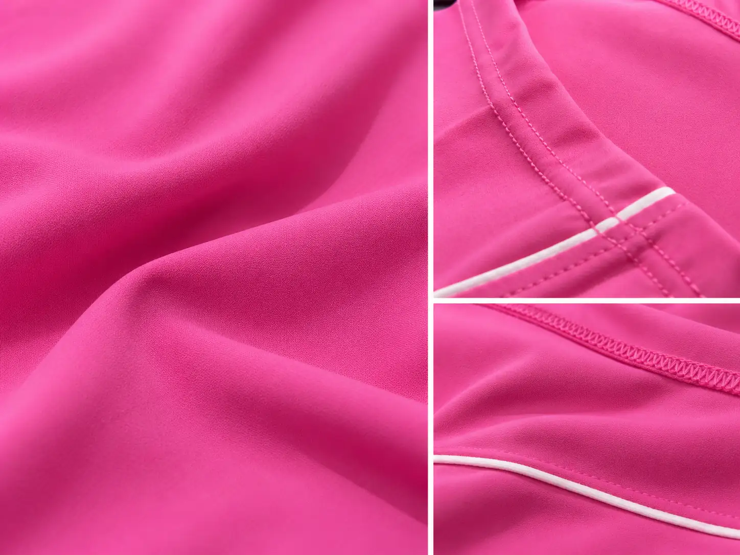 Physical nylon spandex activewear fabric swatch used for garment development