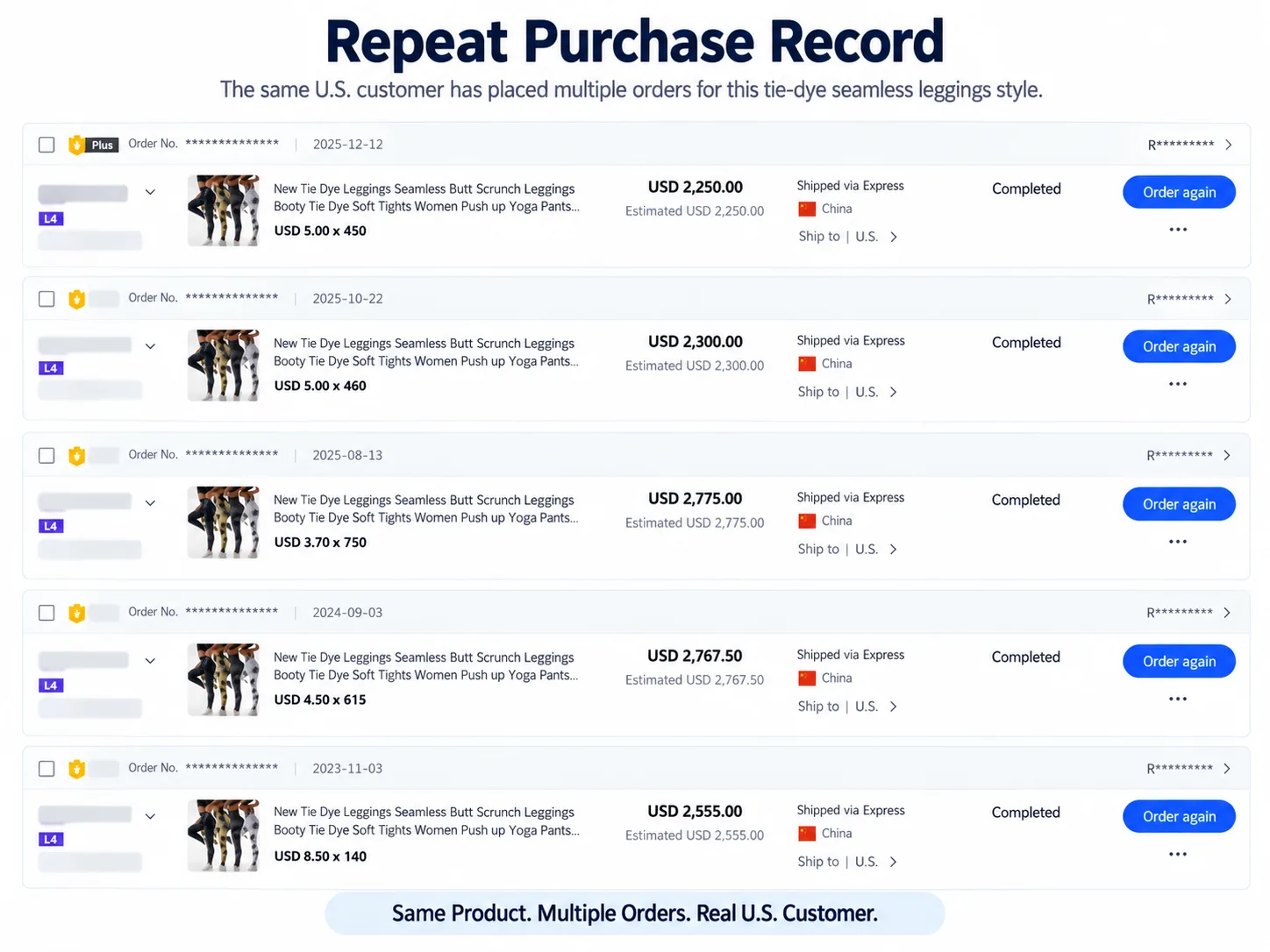 MOVEVOX repeat activewear bulk production