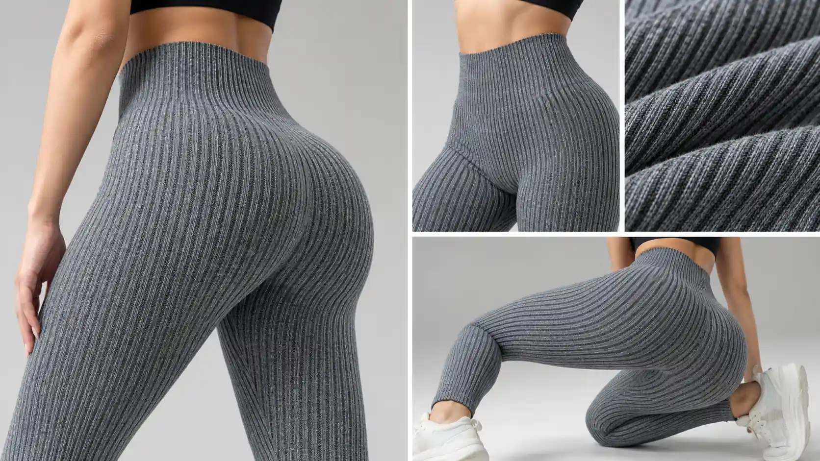 Genuine athleisure garment and material evidence illustrating sitting, standing and walking change the fit requirements