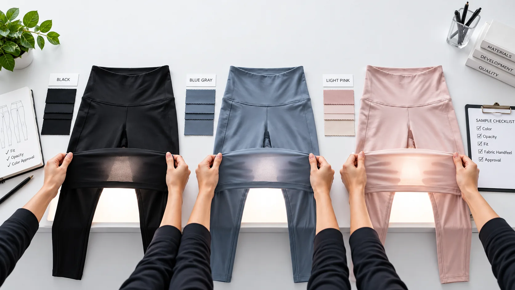 Squat-proof leggings color and opacity approval review