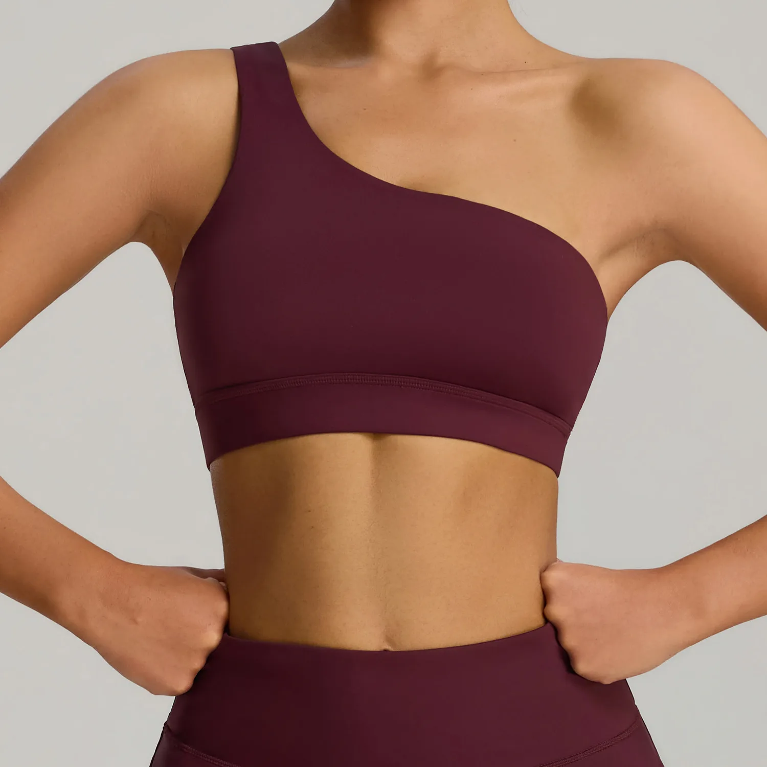 Version 2 revised seamless yoga bra development sample