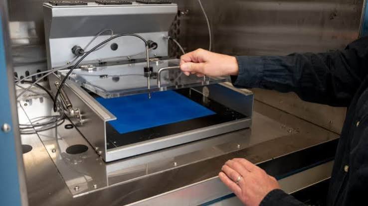 Test evidence or equipment relevant to pressure testing evaluation for activewear
