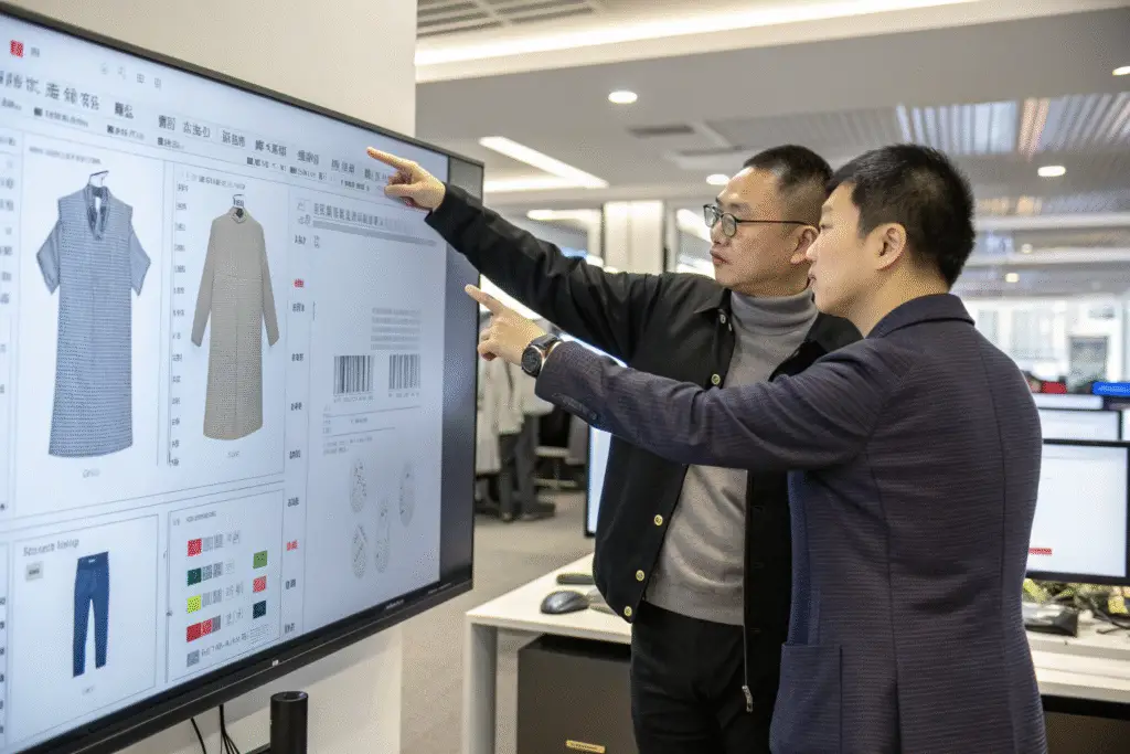 Genuine MOVEVOX Yiwu design and sample development workspace