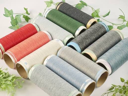 Eco friendly solution dyed nylon yarn spools with rich colorfast pigments