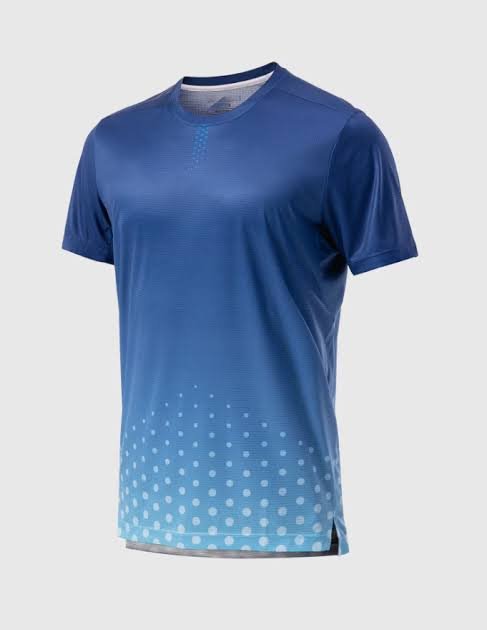 Seamless ultrasonic heat-bonded hem finish on performance running shirt