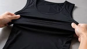 Seamless tank neckline and armhole shape evaluated before and after repeated extension
