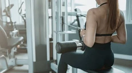 Actual seamless yoga set seated movement fit observation