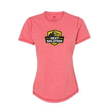 Screen-printed graphic detail on training T-shirt fabric