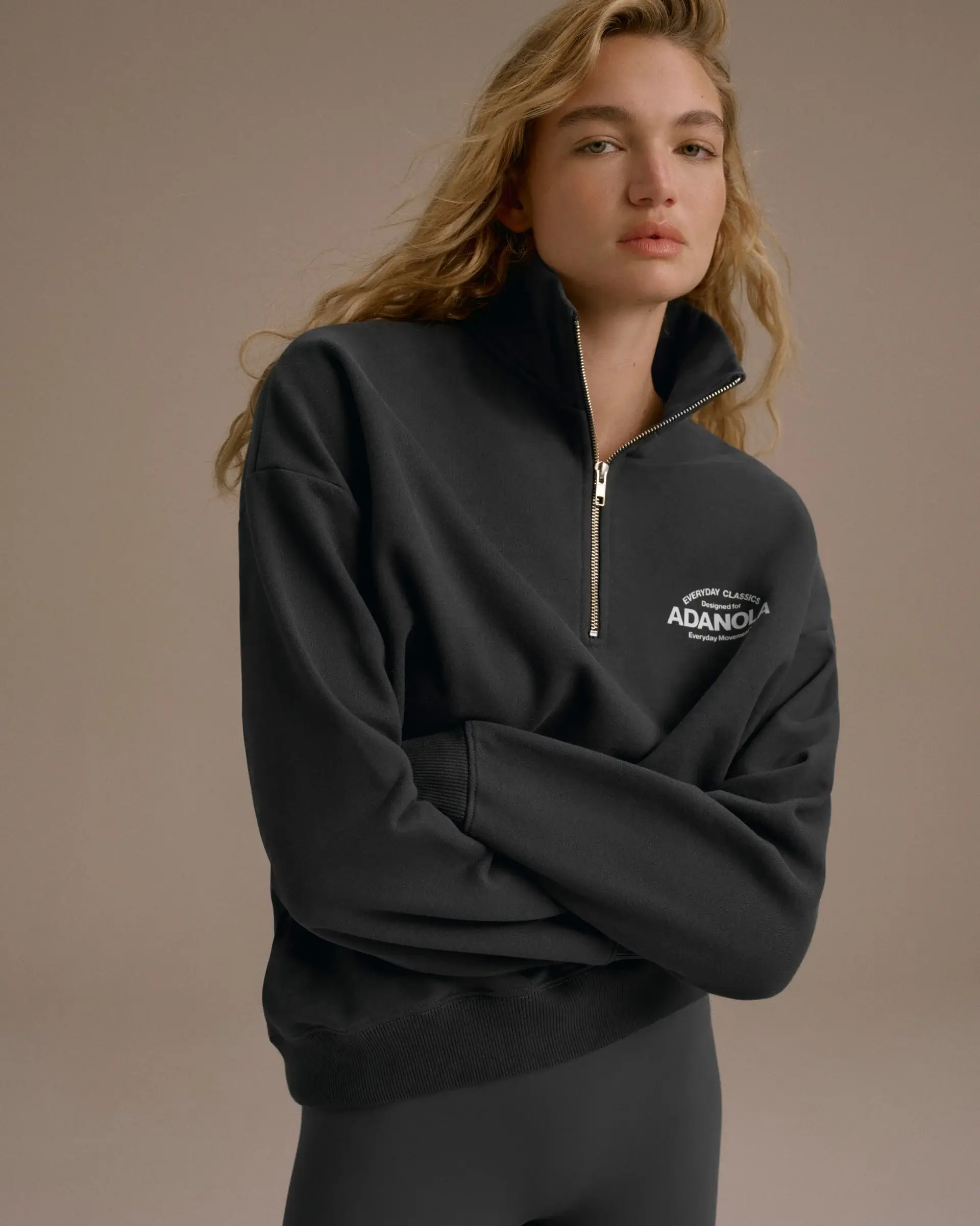 Verified MOVEVOX half zip workout top front zipper and collar sample